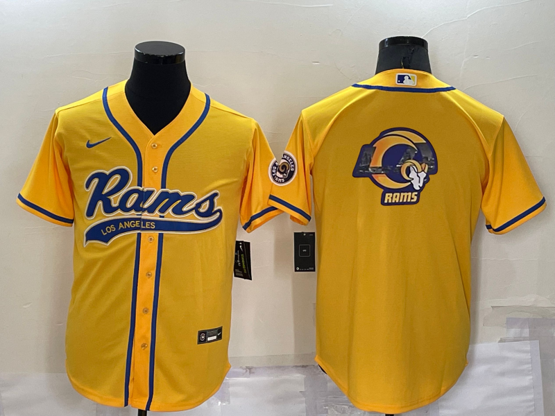 Men's Los Angeles Rams Yellow Jersey
